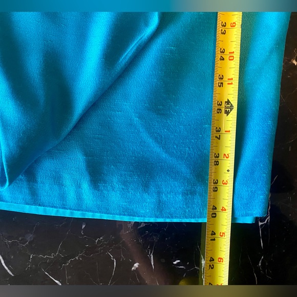 🦋BARBARA CHODOS🦋 for MICHAEL MARCELLA VTG SATIN PUFF SLEEVE JEWEL DROP WAIST👗 - Picture 13 of 13